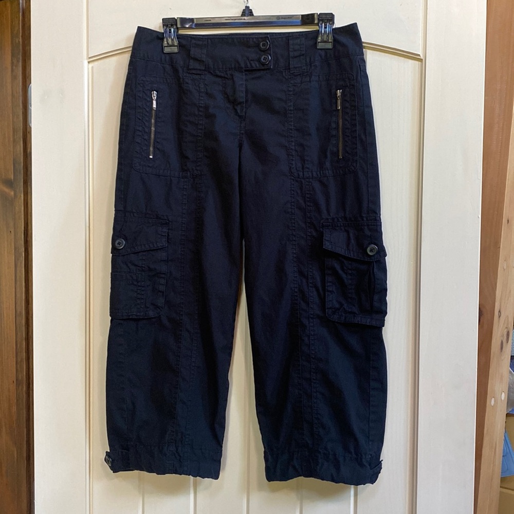 CAbi cargo wide leg adjustable capris